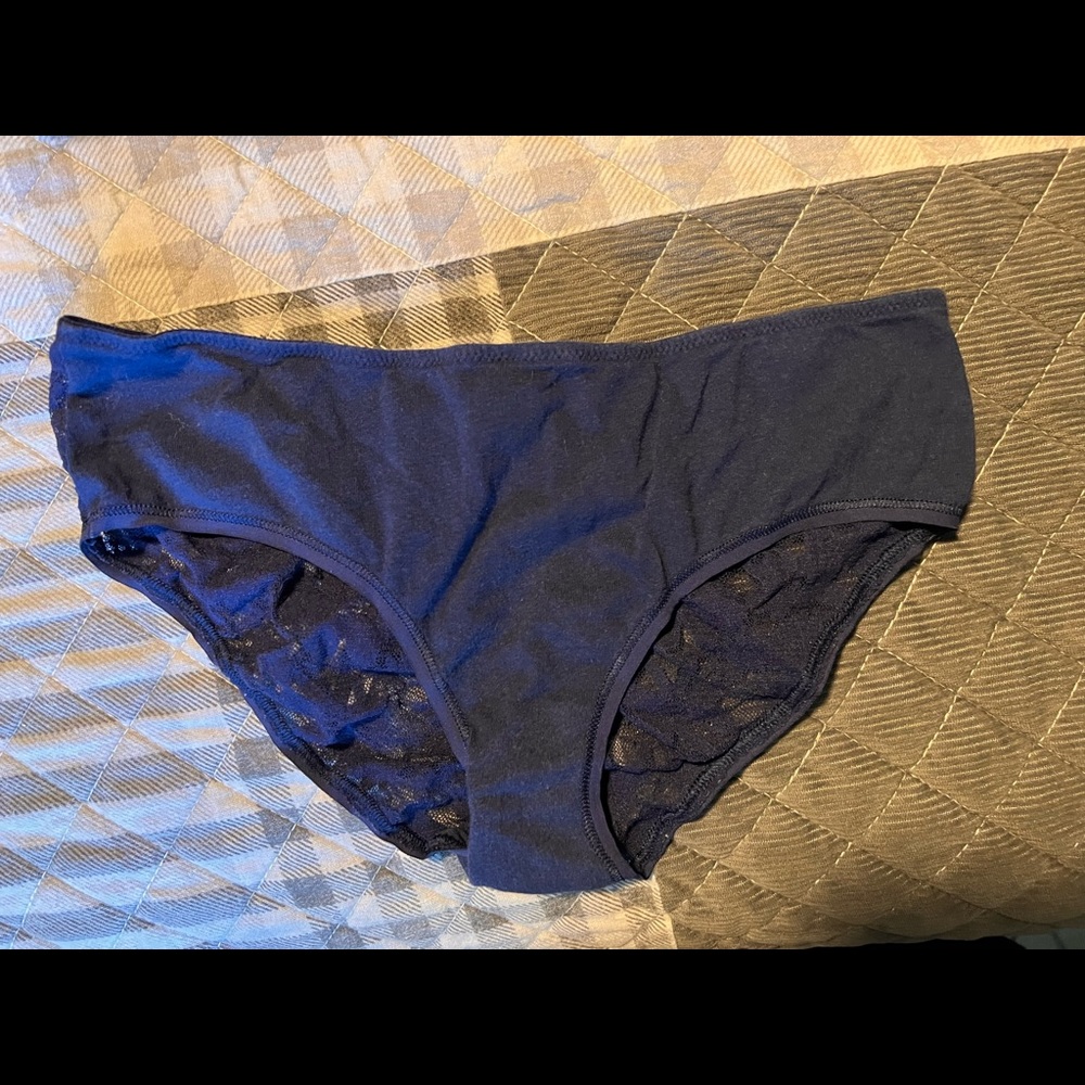 Victoria’s Secret lace back cotton hip huggers